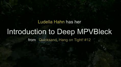 mud puddle visuals|Ludellas Introduction to Deep MPVBleck